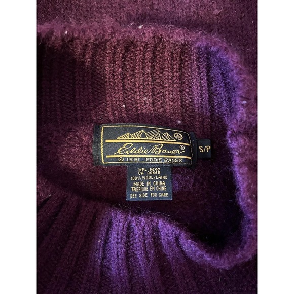 Vintage Sweater Eddie Bauer Wool Pullover Women's Small - Picture 11 of 15